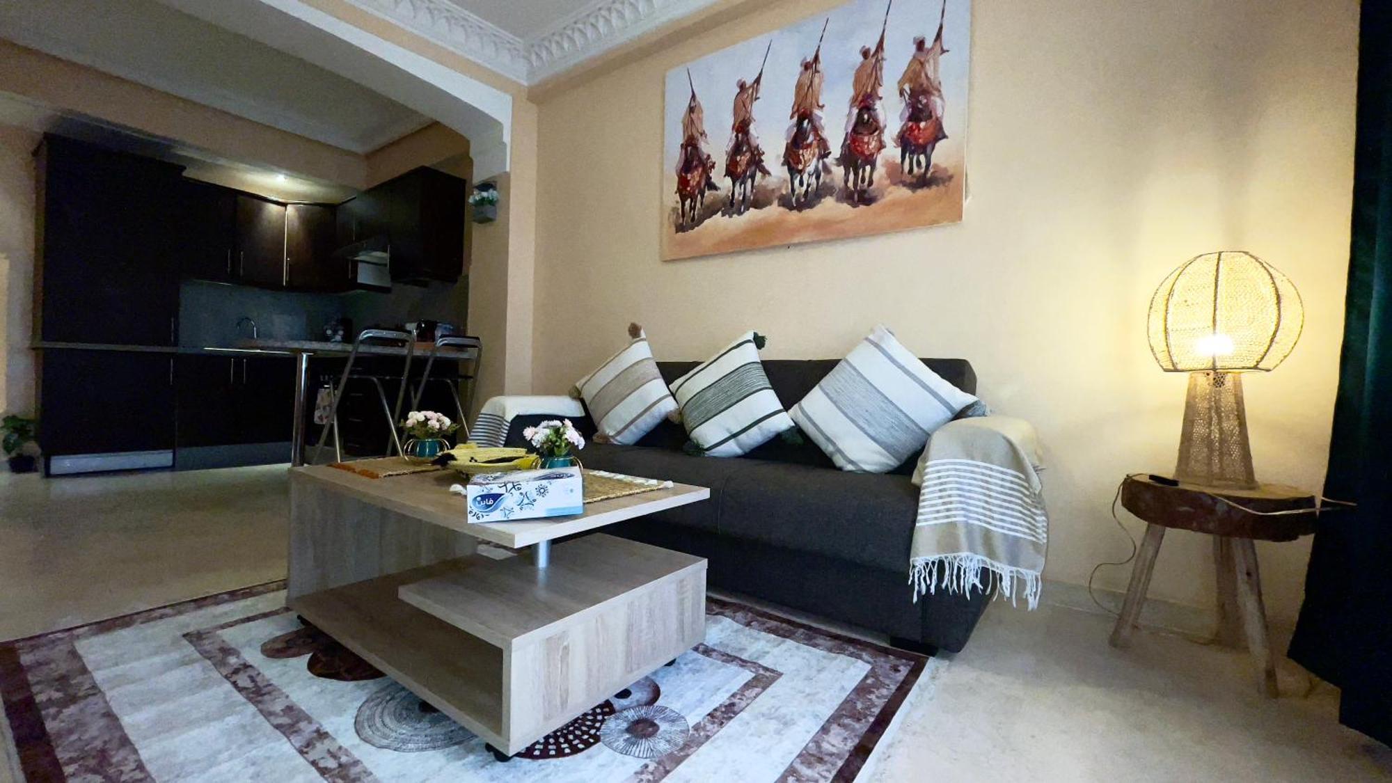 Ferienwohnung Perle En Plein Gueliz Marrakesch Exterior foto